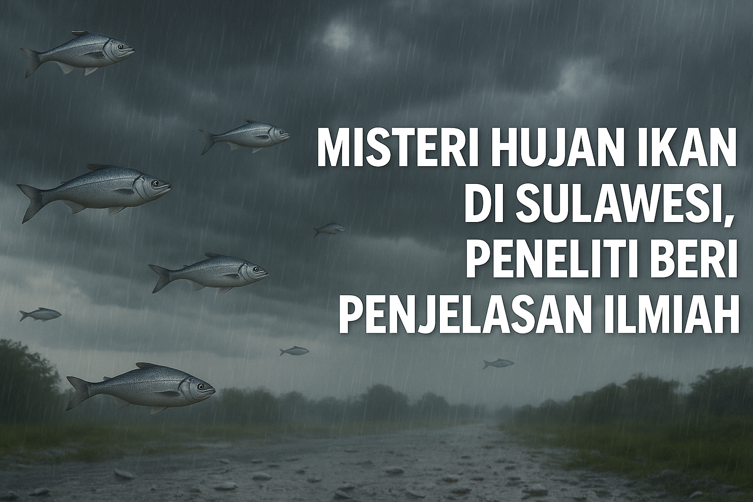 Misteri Hujan Ikan di Sulawesi, Peneliti Beri Penjelasan Ilmiah