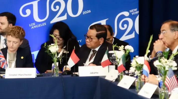 Pramono Paparkan Ekonomi Jakarta Tumbuh 5,52 Persen di Forum U20 New York