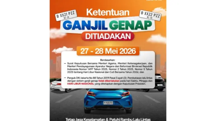Jakarta Bersiap Masuki Babak Baru Kebijakan Ganjil Genap